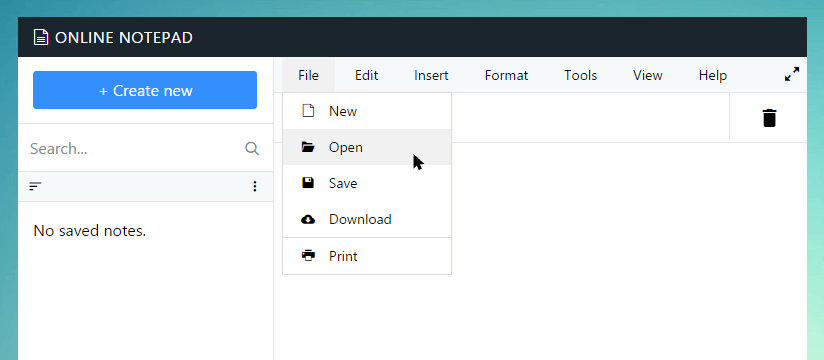 Open text file in Lowseo